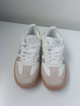 Adidas Samba Sapatilhas Branco e Cinza