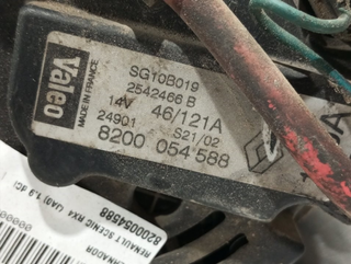 ALTERNADOR RENAULT SCENIC RX4 (JA0) 8200054588