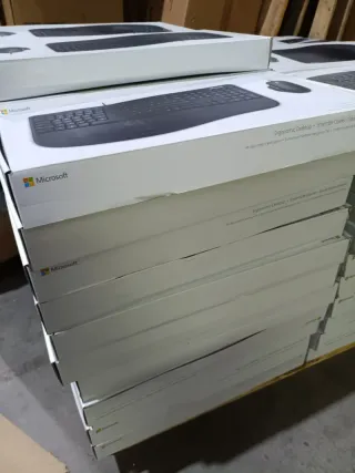 Palet de 69 Teclados de Microsoft Ergonomic RJ0006