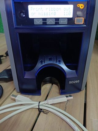 Impresora Tarjetas Datacard SD260 Azul/Gris