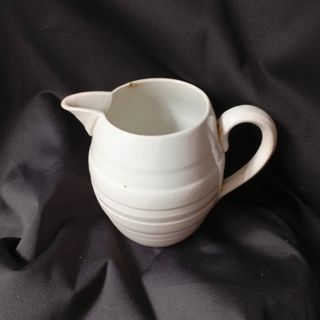 ANTIGUA JARRA DE RIBEIRO LOZA BLANCA