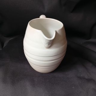 ANTIGUA JARRA DE RIBEIRO LOZA BLANCA