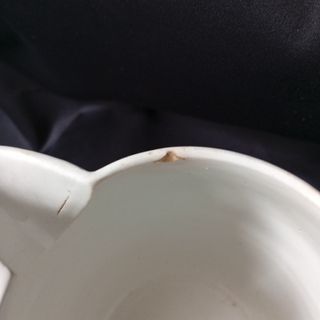 ANTIGUA JARRA DE RIBEIRO LOZA BLANCA