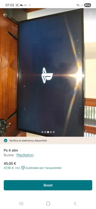 PlayStation 4 Slim Nera,