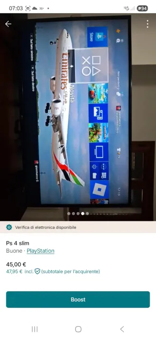 PlayStation 4 Slim Nera,