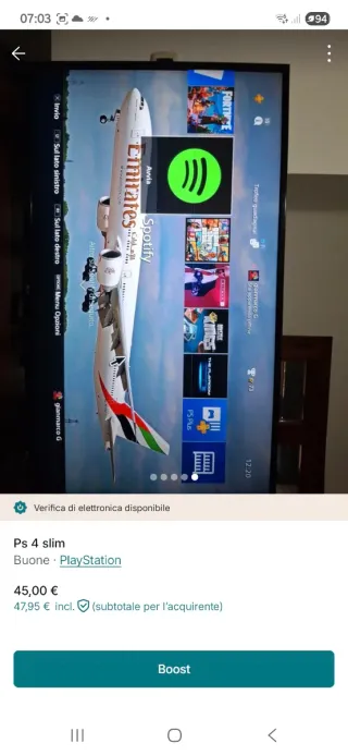 PlayStation 4 Slim Nera,