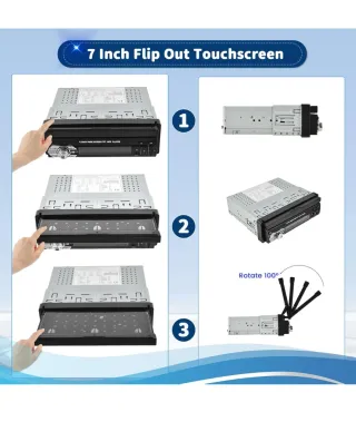 Radio Coche Pantalla 7 MP5 USB/AUX