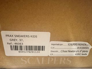 Zapatillas Scalpers Beige y Gris