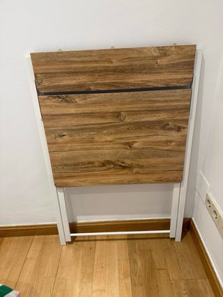 Escritorio plegable madera y metal