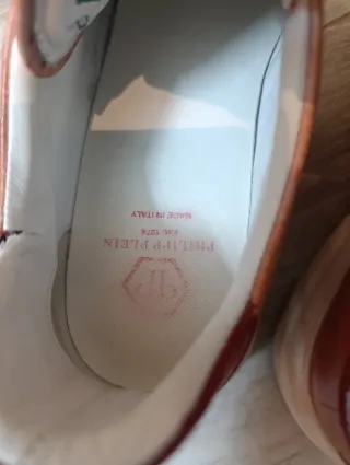 Zapatillas Philipp Plein Naranja y Rojo