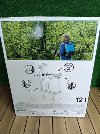 GARDENA PULVERIZADOR DE Espalda 12 L Lanza DE PULVERIZADO TELESCÓPICA MANÓMETRO Incorporado