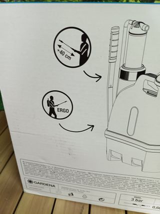 GARDENA PULVERIZADOR DE Espalda 12 L Lanza DE PULVERIZADO TELESCÓPICA MANÓMETRO Incorporado