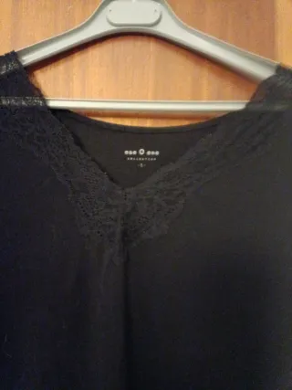 Jersey negro manga larga