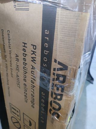 Arebos 1 Rampa para coche 117x30x33