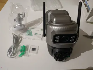 Cámara Vigilancia Batería y Solar con sd 128gb sim