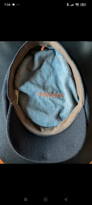 Gorra Stetson Negra Talla S/55