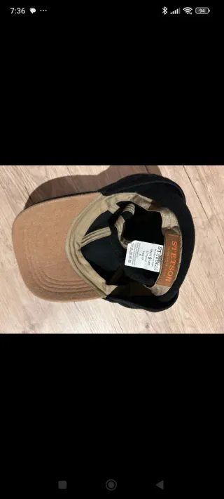 Gorra Stetson Talla S Orejeras Negra