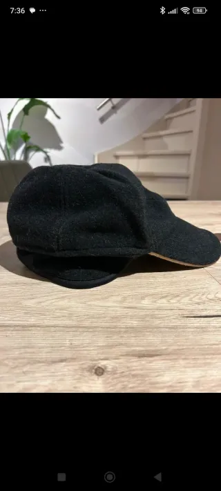 Gorra Stetson Talla S Orejeras Negra