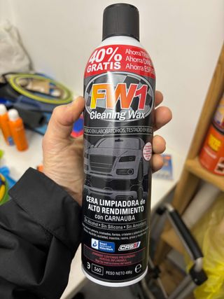 Limpiador Cera Coche FW1 y Gamuza - Sin Usar!