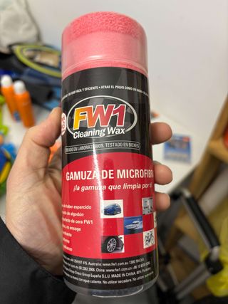 Limpiador Cera Coche FW1 y Gamuza - Sin Usar!