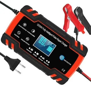 Caricabatteria 12V Intelligente Auto Moto Furgone