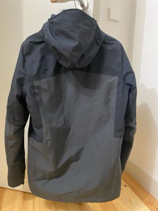 Chaqueta cortavientos Quechua Negra y Gris