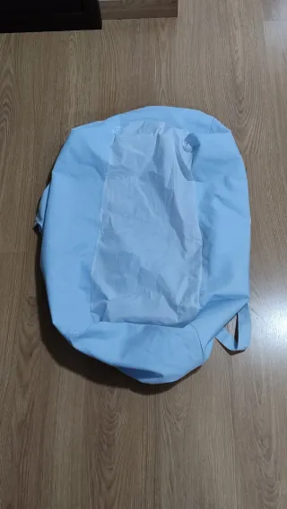 Funda capazo, cubre cuco celeste