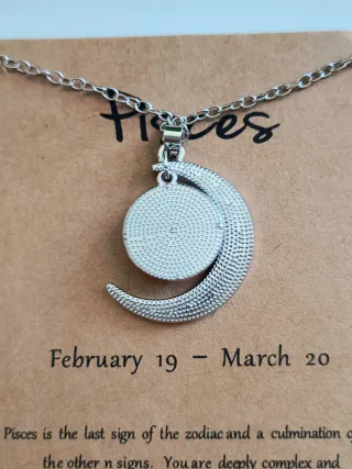 Collana costellazione Pesci con costellazione