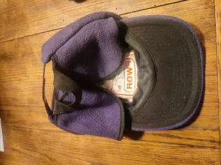 Gorra de polar multicolor vintage