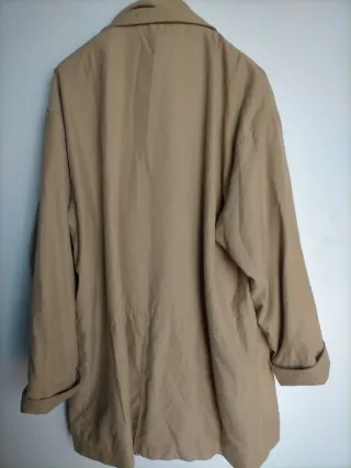 Abrigo gabardina DEPECHE MODE beige mujer