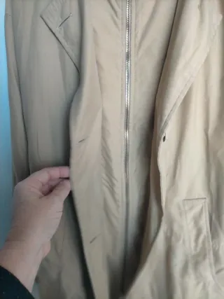 Abrigo gabardina DEPECHE MODE beige mujer