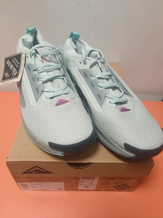 Nike Pegasus Trail 5 GTX Grigio/Verde Acqua