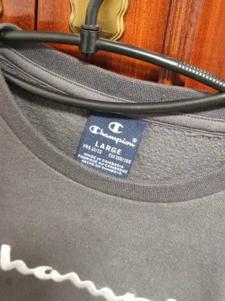 Sudadera Champion niño gris