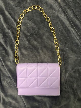 Bolso de hombro morado de Shein