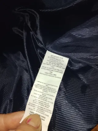 Chaqueta de piel marrón