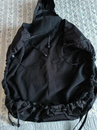 Abrigo Cubre Mochila Porteo Negro