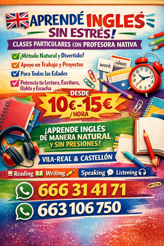 Clases de inglés personalizadas
