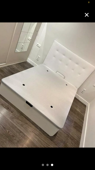 Cama colchón viscoelástico cabecero mesita nuevos