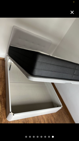 Cama colchón viscoelástico cabecero mesita nuevos