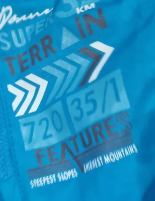 Tuta da neve azzurra taglia 4 anni