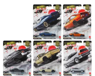 Hot Wheels Japan Historics 5 - Set 5 Pezzi