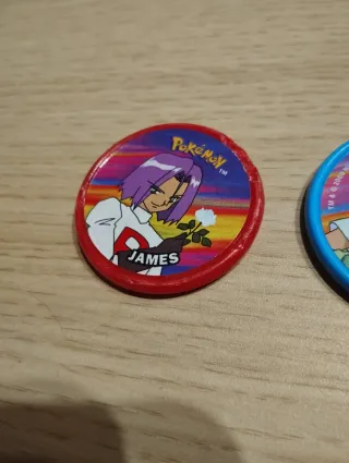 Master tazo Pokémon James y Ash