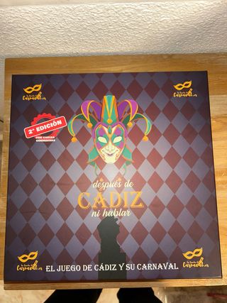 Juego de mesa Cádiz ni hablar 2ª Edición
