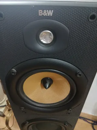 Altavoces B&W Frontales Negros 3 Unidades