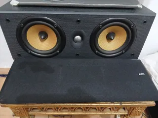 Altavoces B&W Frontales Negros 3 Unidades