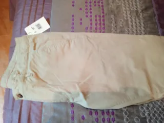 Pantalón beige hombre talla 42 nuevo