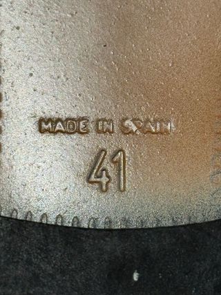 Zapatos de piel negros talla 41