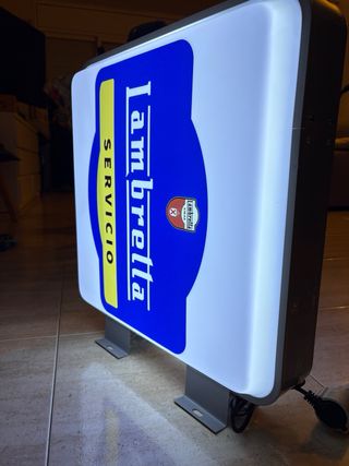 Cartel luminoso Lambretta Servicio