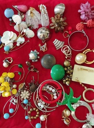 Pendientes años 70 sin pareja