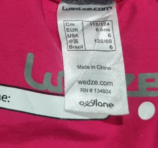 Tuta neve Wed'ze 6 anni